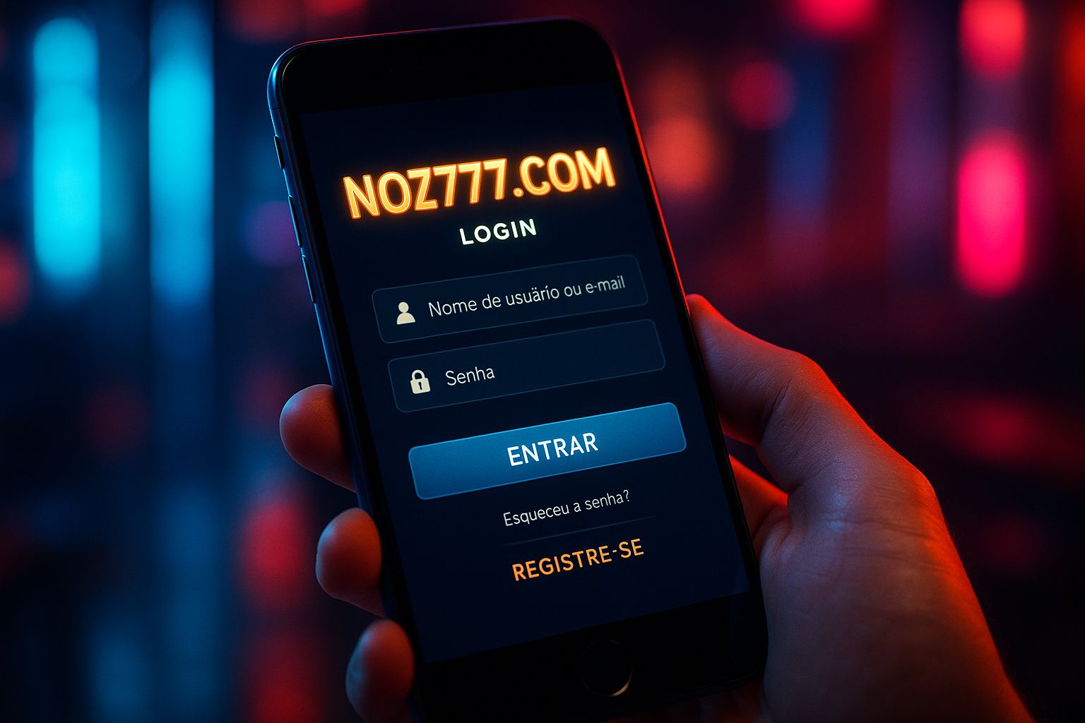 Login no Cassino NOZ777.COM